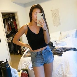 Brandy Melville Crochet Knitted Top